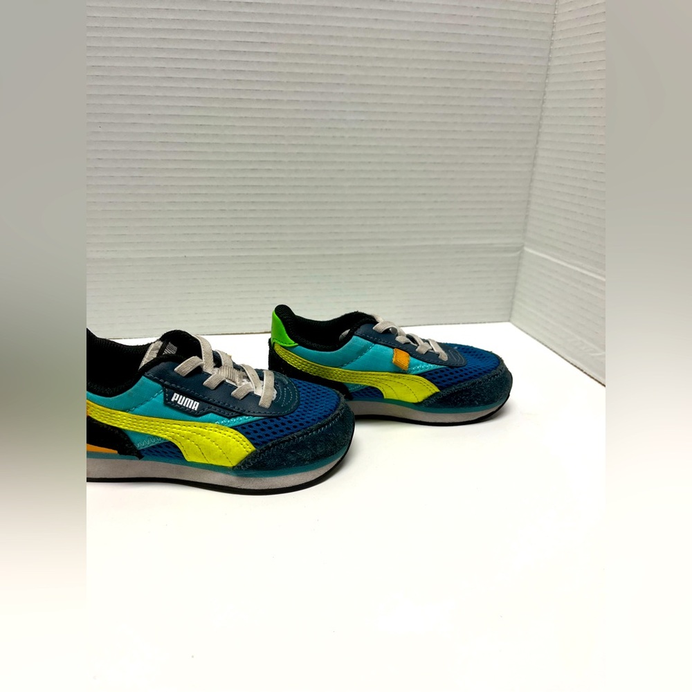 PUMA Future Rider Splash AC Sneakers – Toddler Size 9C – Victoria Blue –